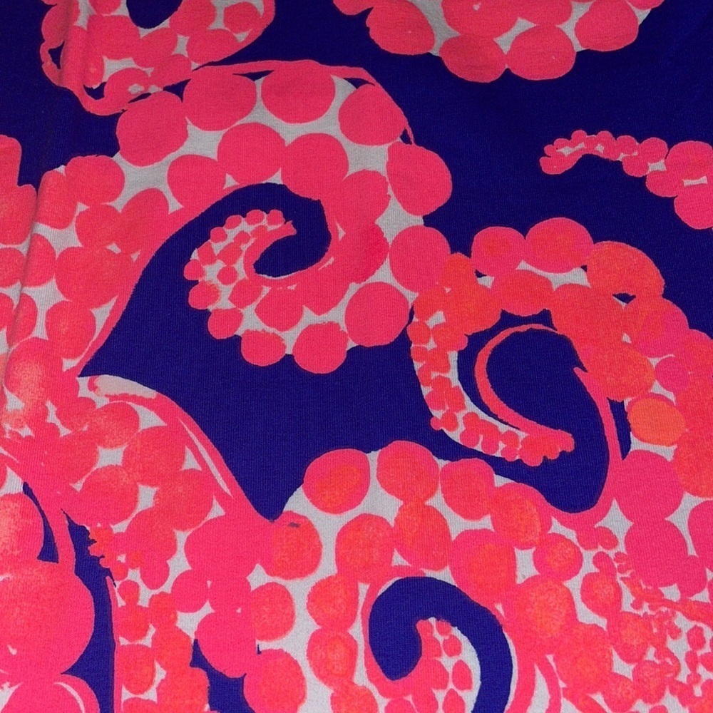 Lilly Pulitzer mini Donna legging set Ikat Blue Mocean Engineered Kids M&L NWT - Picture 3 of 15